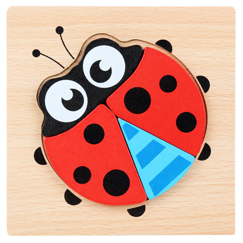 Wooden 3D Puzzle Educational Toy