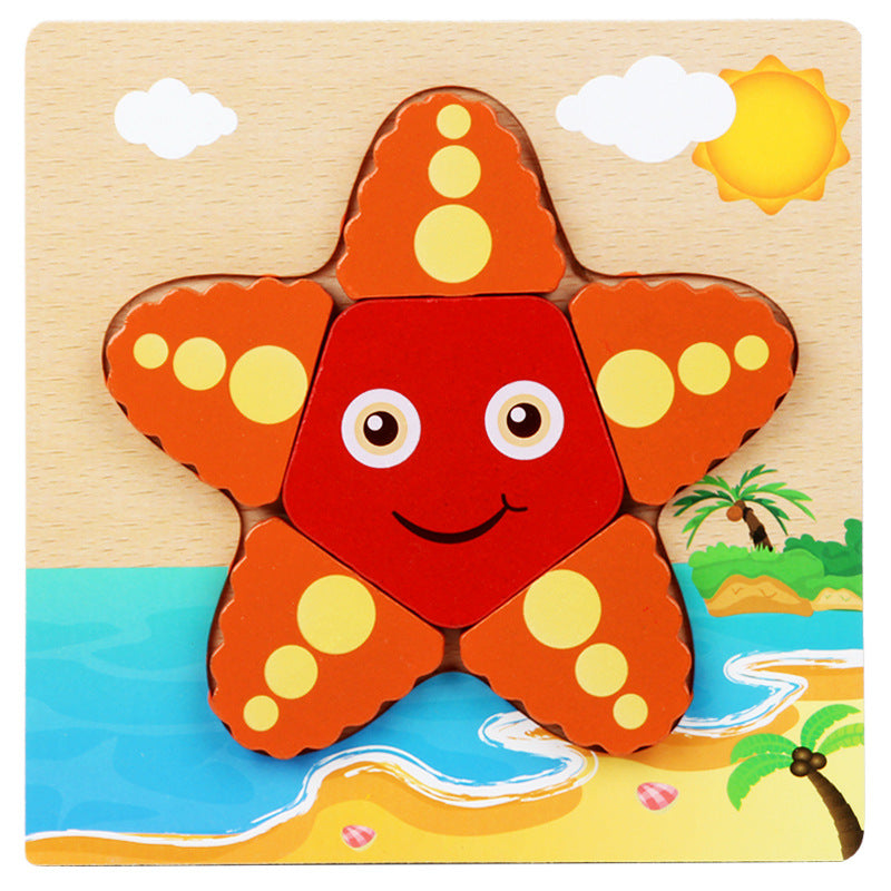 Wooden 3D Puzzle Educational Toy